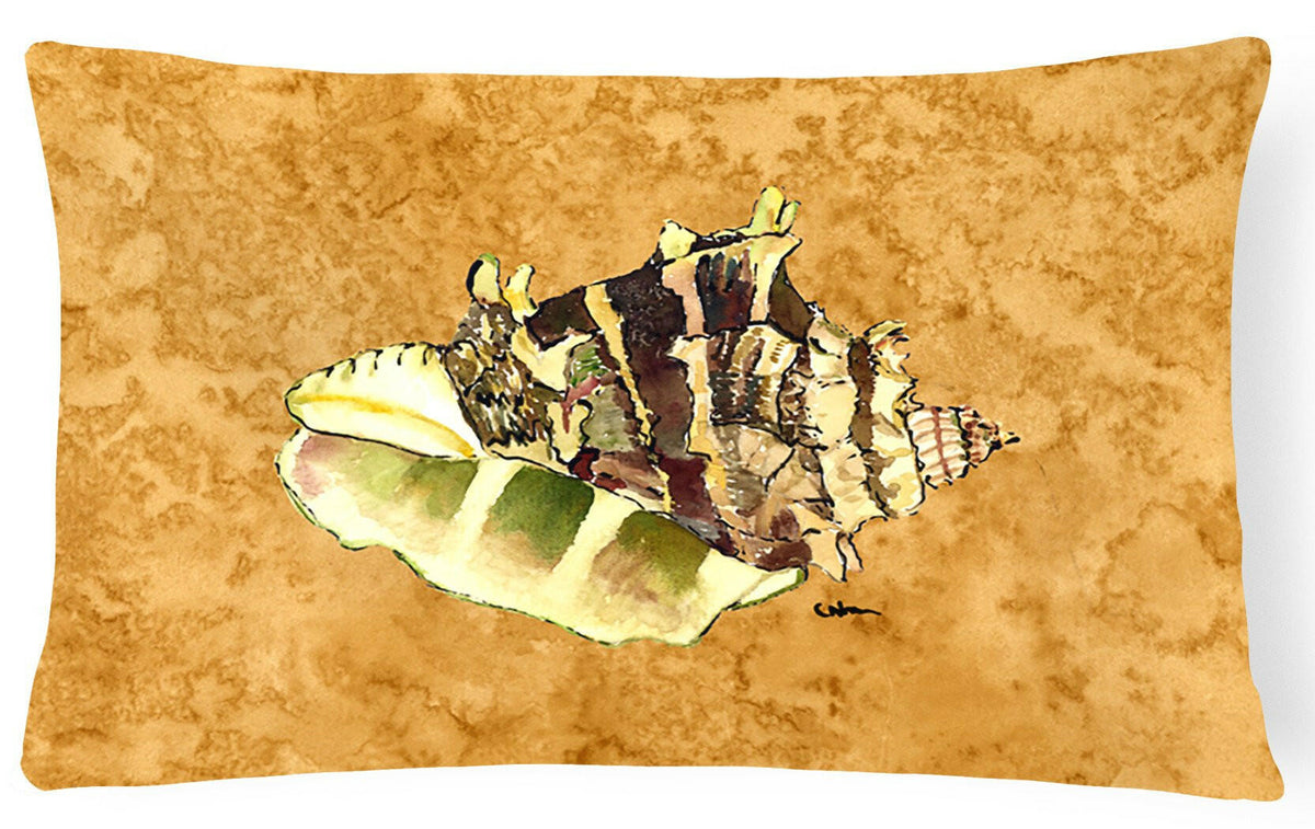 Shell   Canvas Fabric Decorative Pillow by Caroline&#39;s Treasures