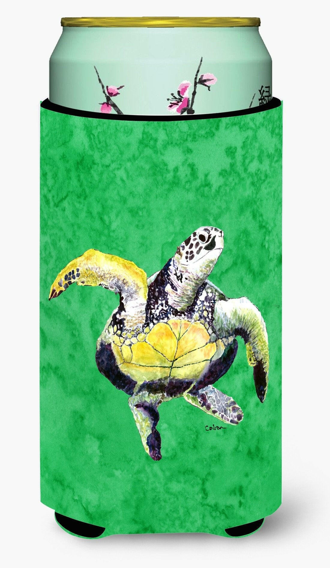Turtle  Dancing  Tall Boy Beverage Insulator Beverage Insulator Hugger by Caroline&#39;s Treasures