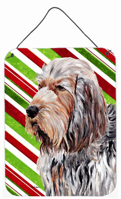 Otterhound Candy Cane Christmas Wall or Door Hanging Prints SC9804DS1216 by Caroline's Treasures
