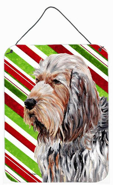 Otterhound Candy Cane Christmas Wall or Door Hanging Prints SC9804DS1216 by Caroline&#39;s Treasures