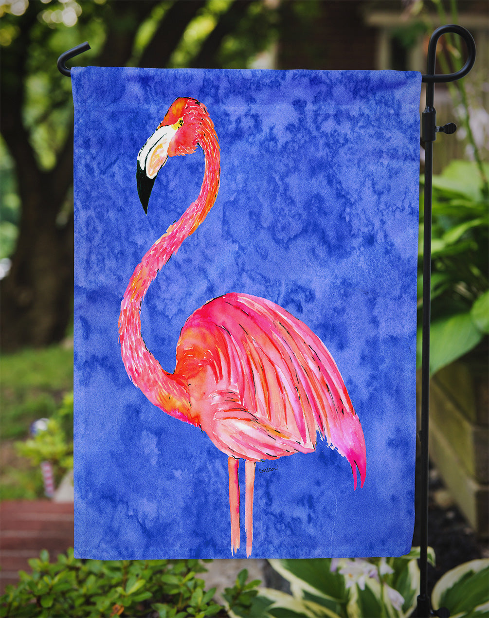 Taille du jardin du drapeau Flamingo