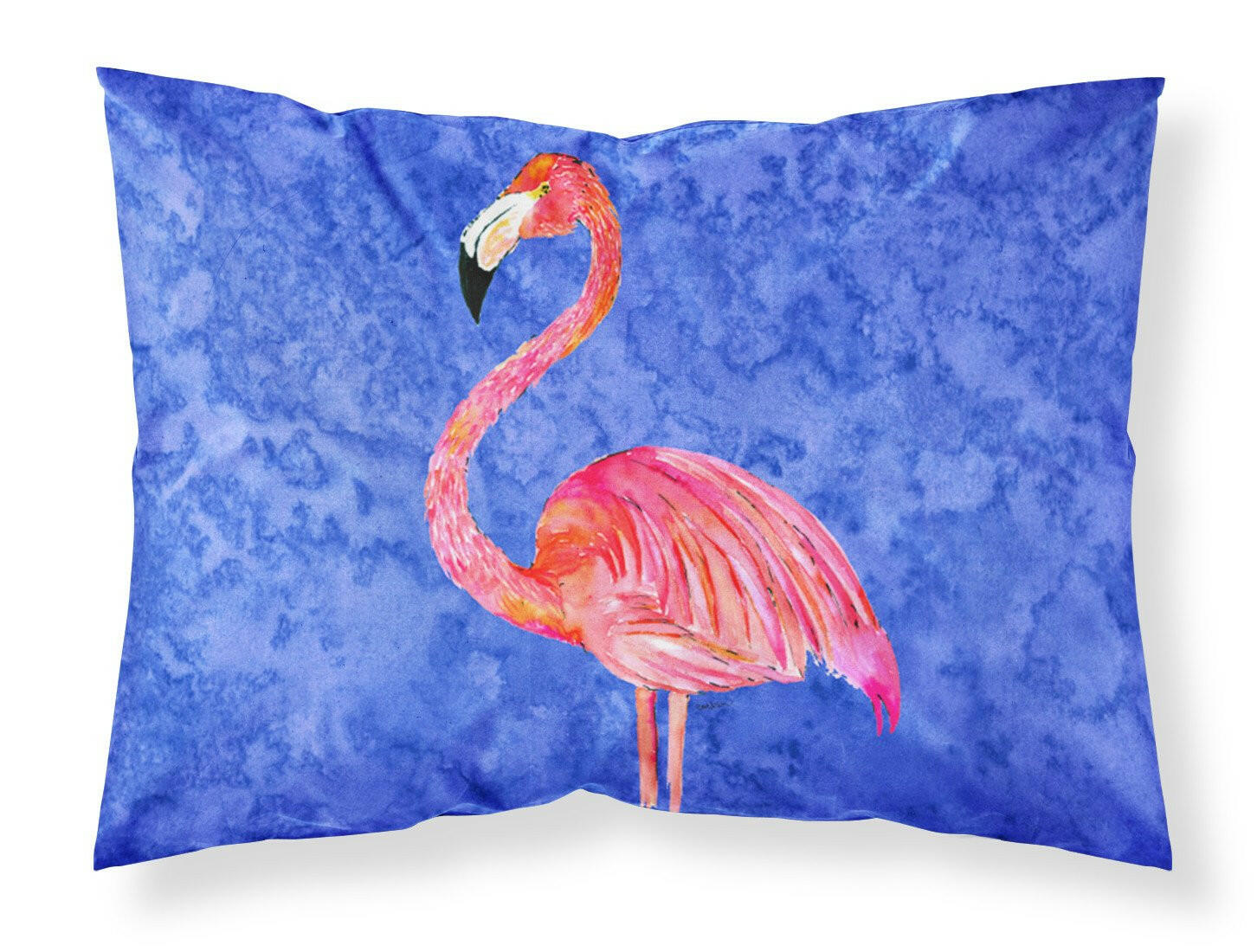 Flamingo  Moisture wicking Fabric standard pillowcase by Caroline's Treasures