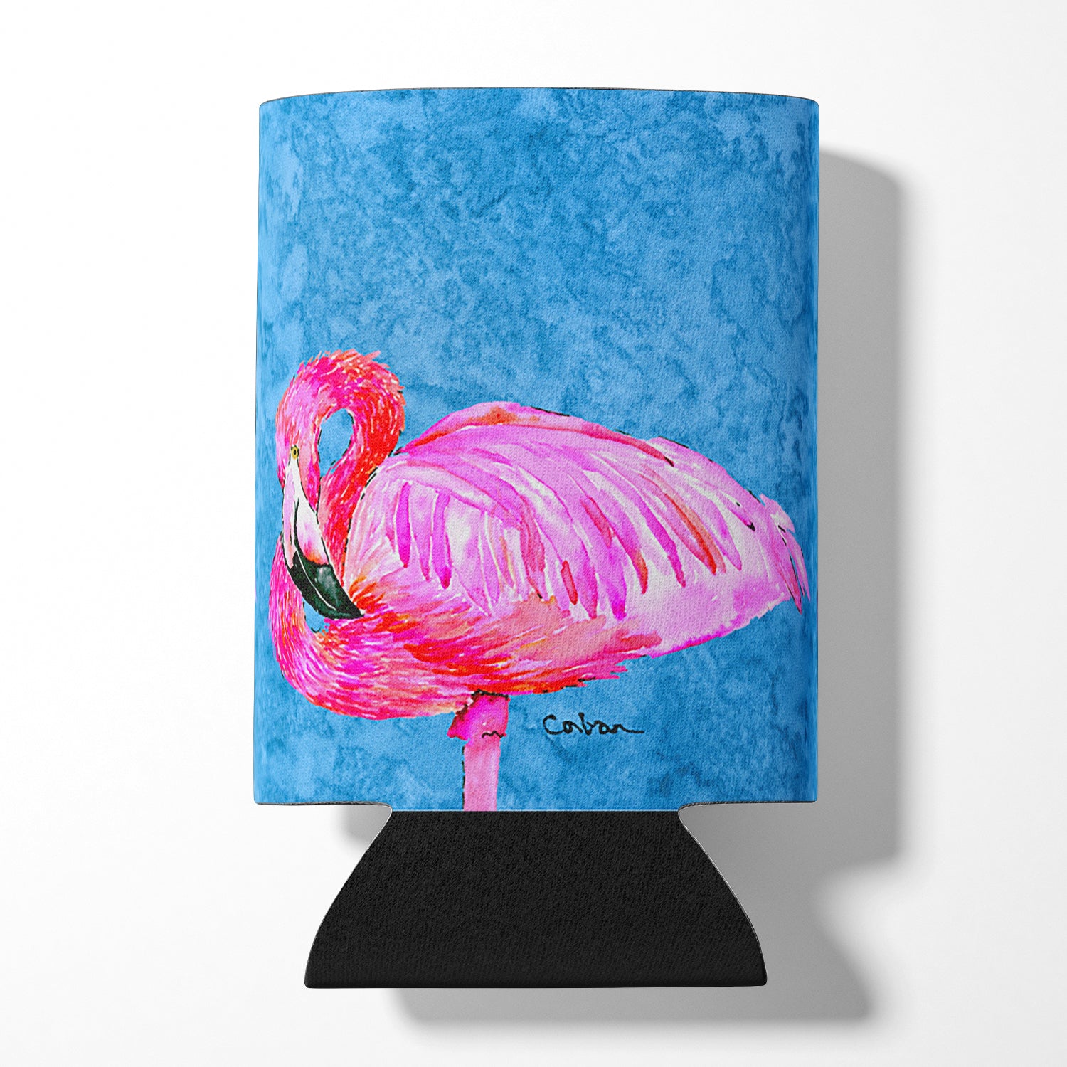 Bird - Flamingo Can or Bottle Beverage Insulator Hugger.