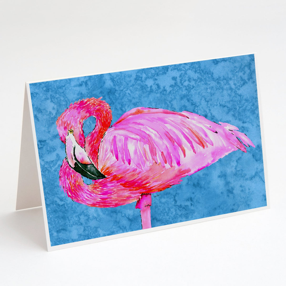 Buy this Flamingo Greeting Cards and Envelopes Pack of 8