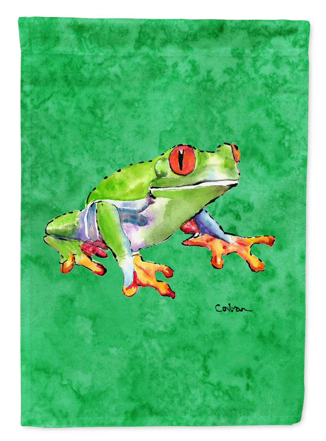 Frog  Flag Canvas House Size