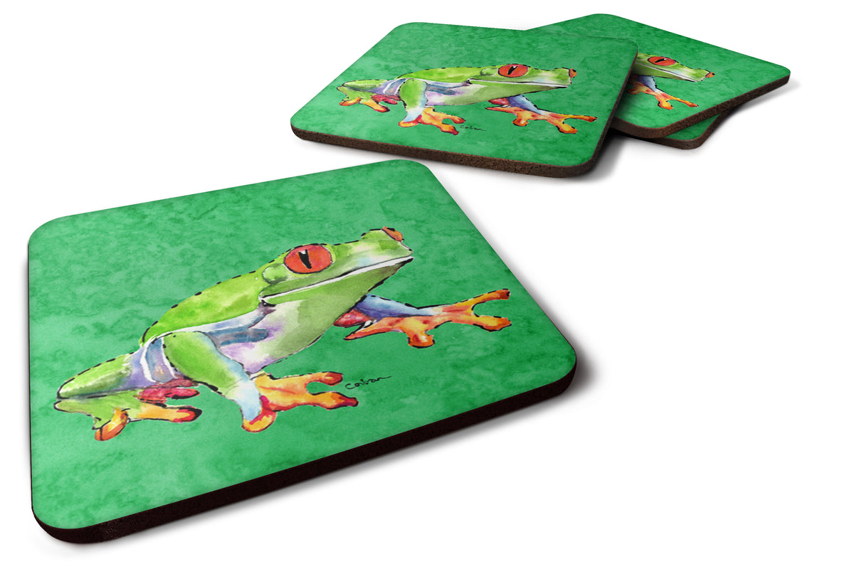 Set of 4 Frog  Foam Coasters - the-store.com