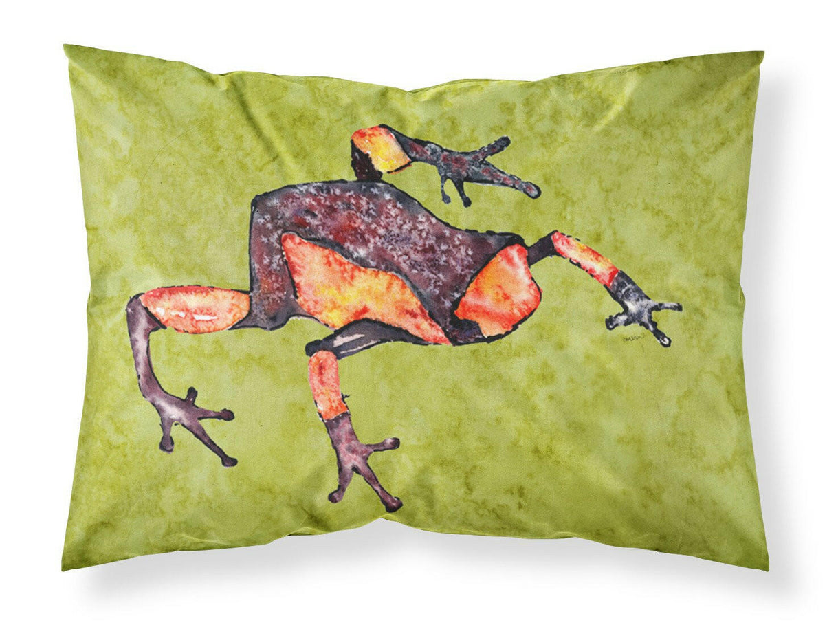 Frog  Moisture wicking Fabric standard pillowcase by Caroline&#39;s Treasures