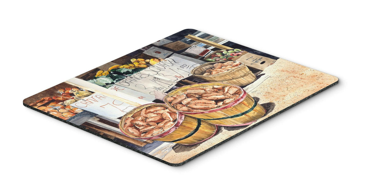 Crawfish with Spices and Corn Mouse Pad, Hot Pad or Trivet 8699MP by Caroline&#39;s Treasures