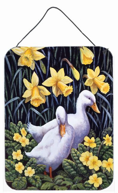 Ducks by Daphne Baxter Wall or Door Hanging Prints BDBA0279DS1216 by Caroline&#39;s Treasures