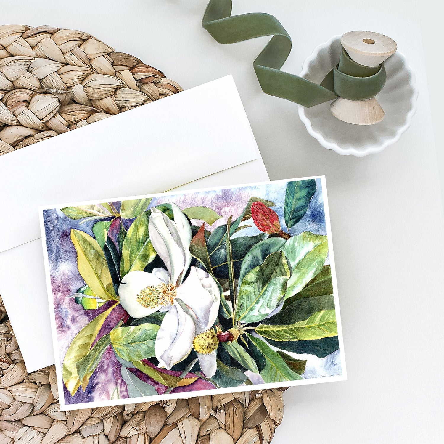 Magnolia Greeting Cards and Envelopes Pack of 8 - the-store.com