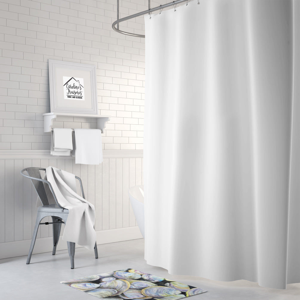 Caroline's Treasures Clam Quahog Machine Washable Memory Foam Mat 8714RUG