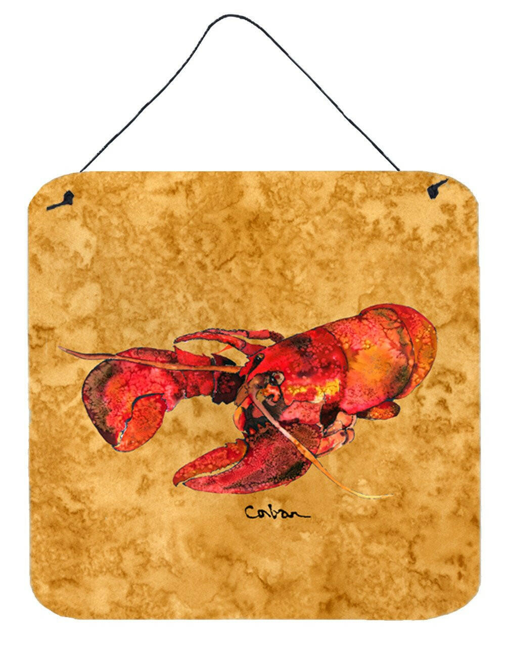 Lobster Aluminium Metal Wall or Door Hanging Prints by Caroline&#39;s Treasures