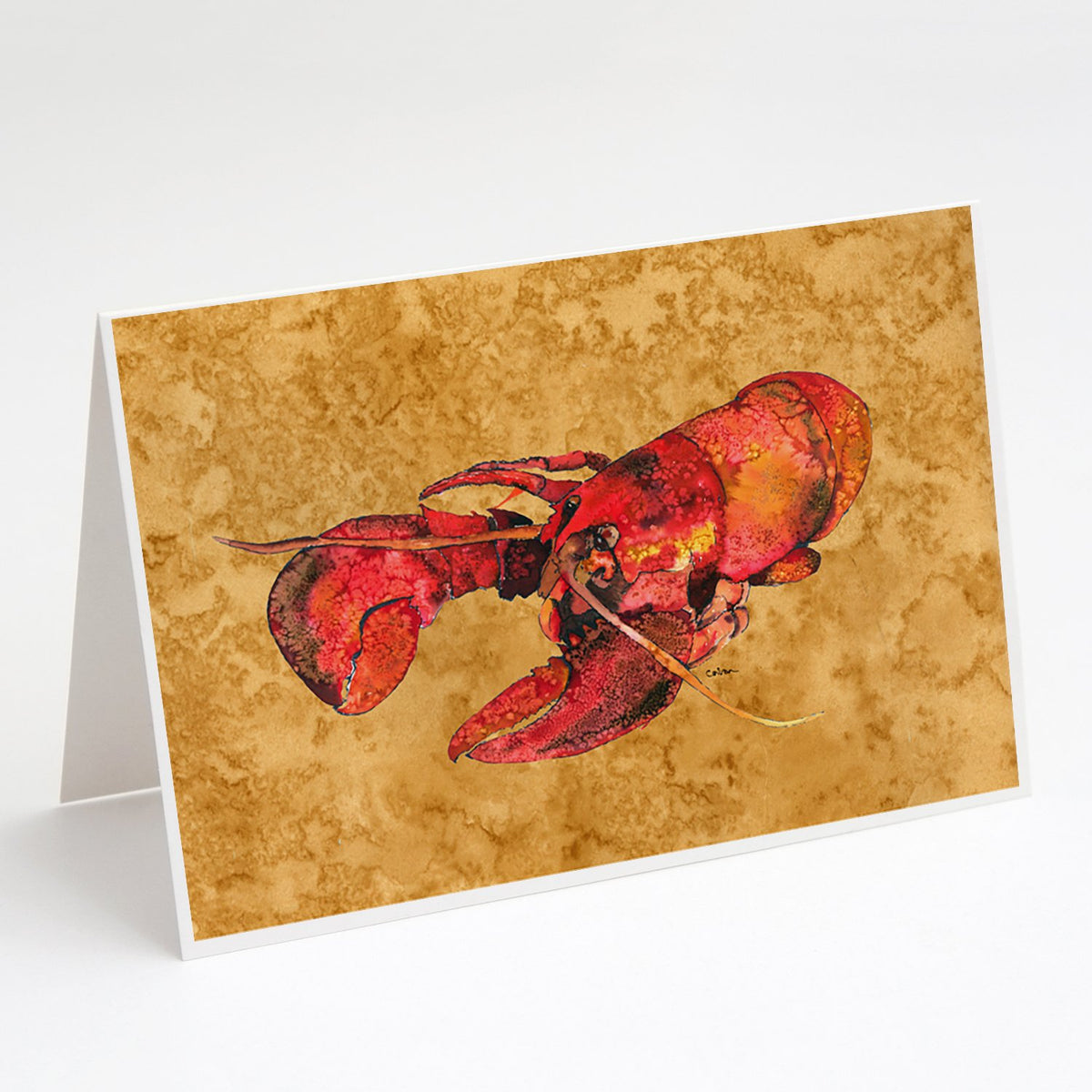 Buy this Cooked Lobster Greeting Cards and Envelopes Pack of 8