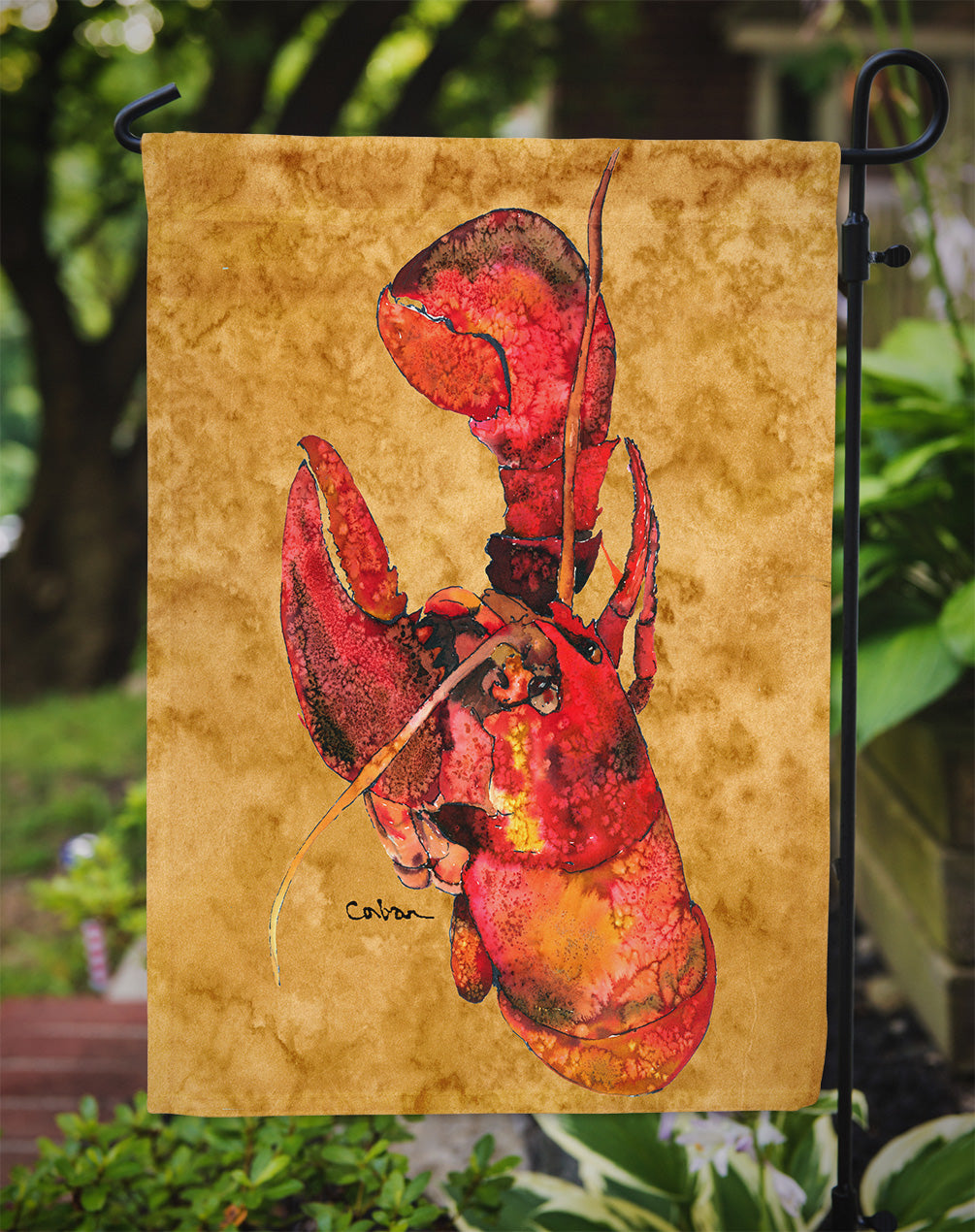 Lobster  Cooked Flag Garden Size