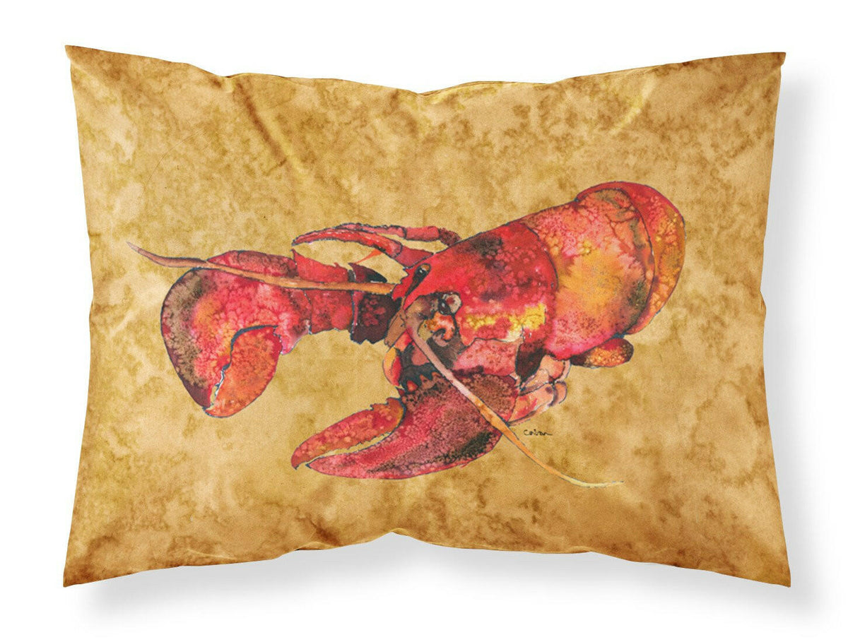 Lobster  Cooked Moisture wicking Fabric standard pillowcase by Caroline&#39;s Treasures