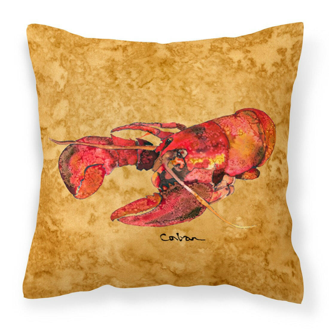 Lobster Fabric Decorative Pillow 8715PW1414 - the-store.com