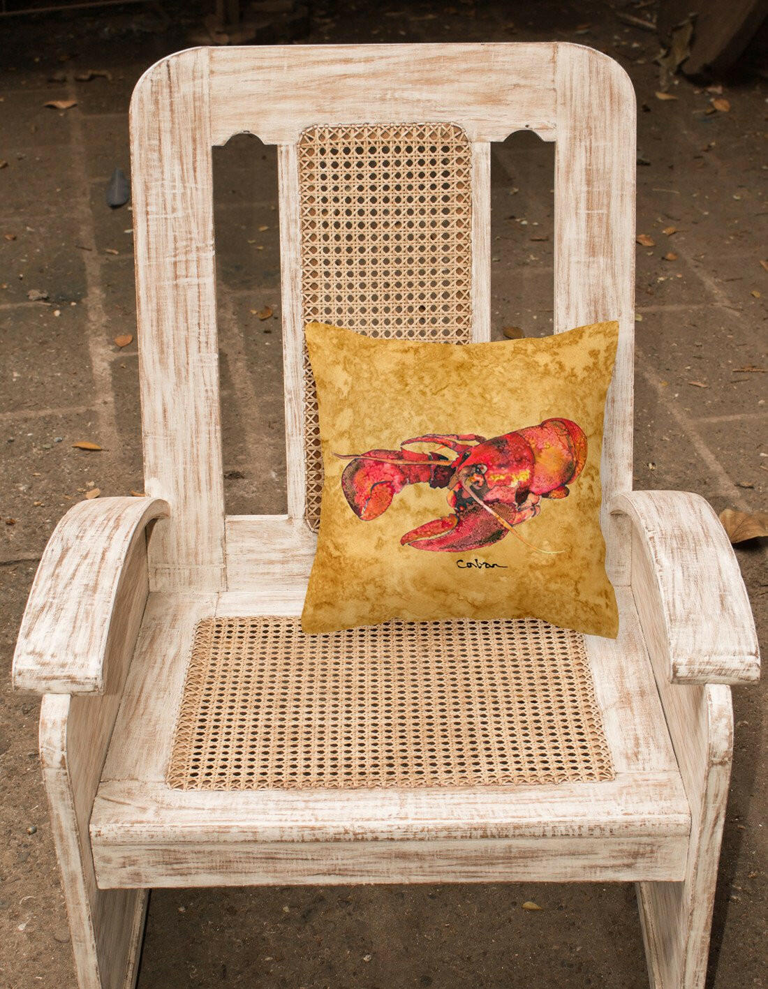Lobster Fabric Decorative Pillow 8715PW1414 - the-store.com