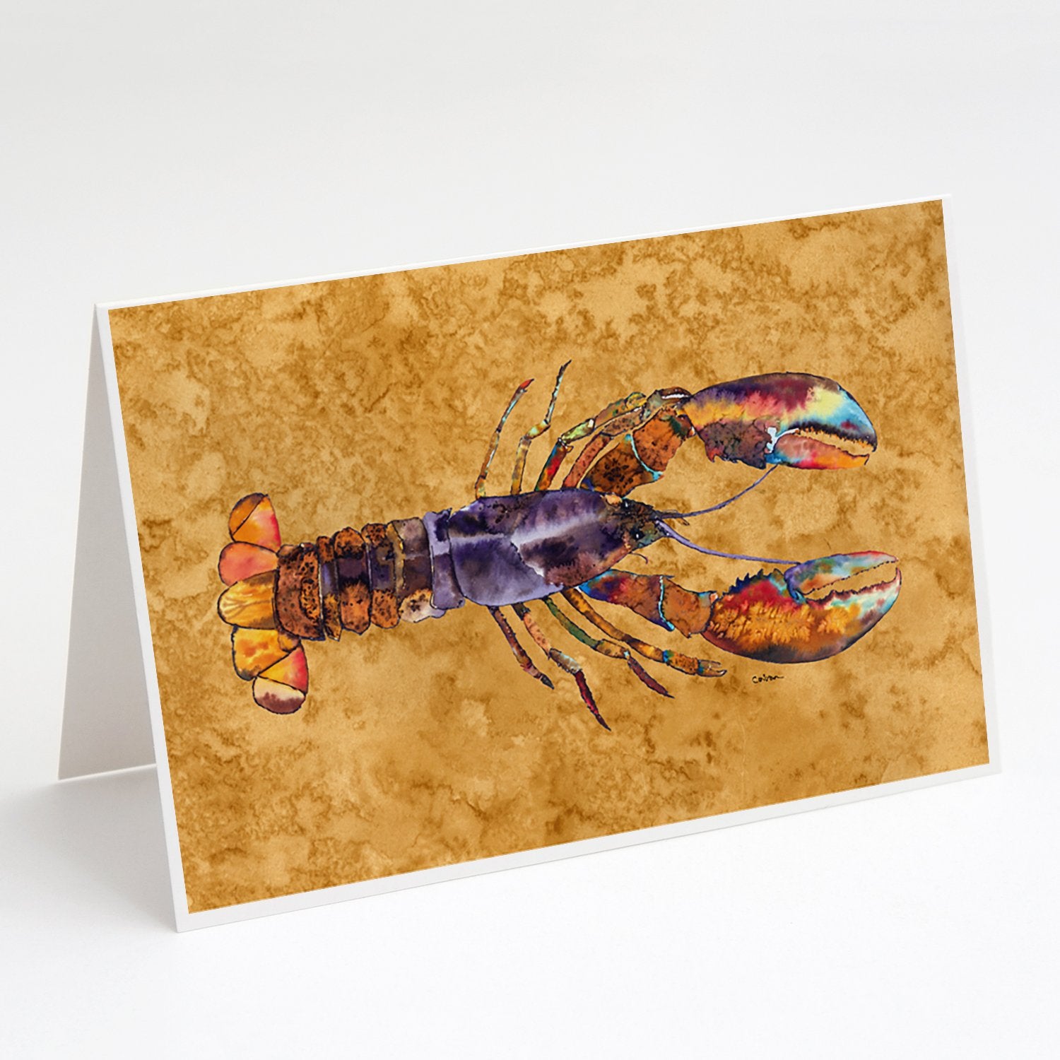 Buy this Fresh Lobster Greeting Cards and Envelopes Pack of 8