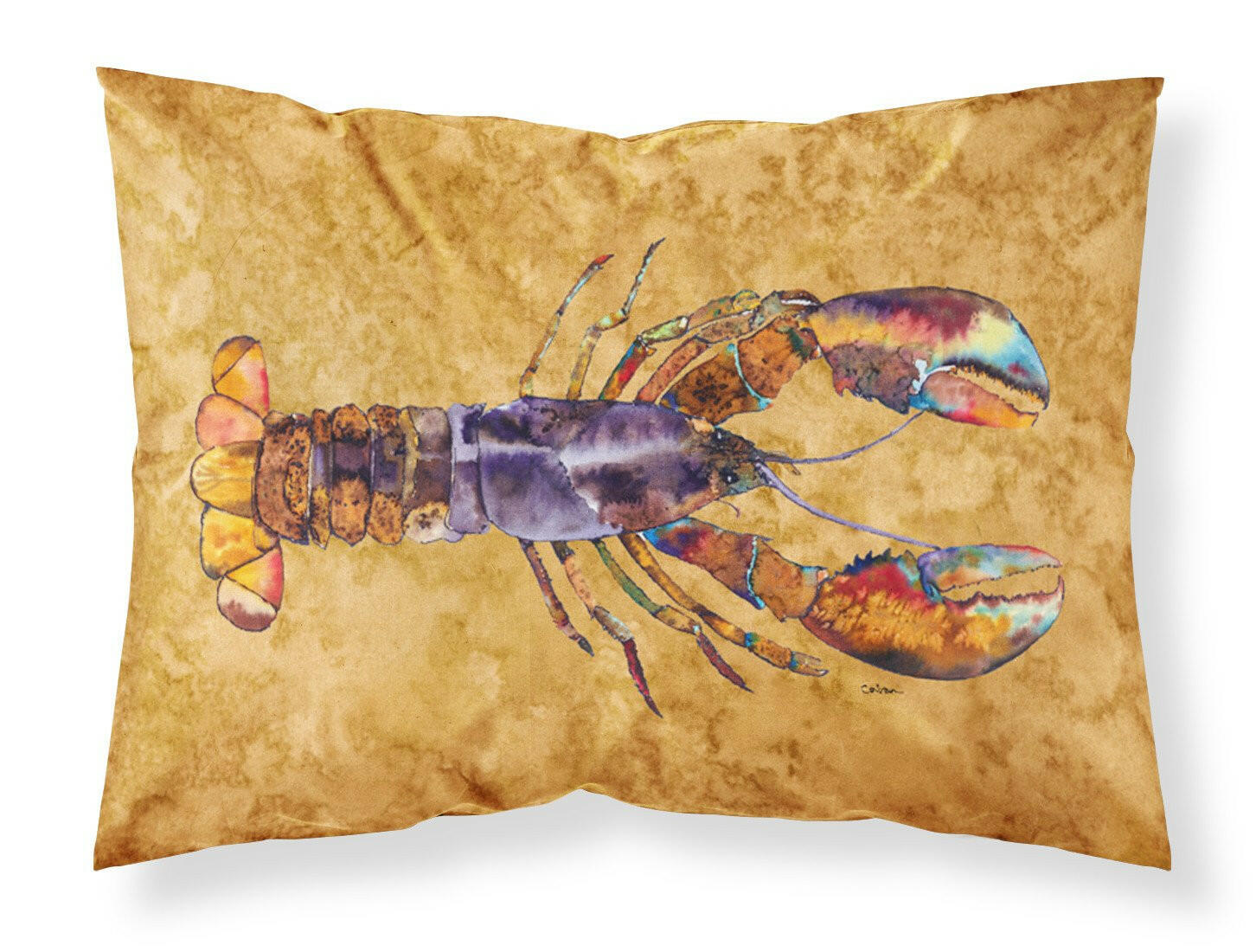 Lobster  Fresh Moisture wicking Fabric standard pillowcase by Caroline's Treasures