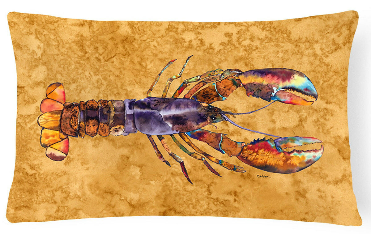 Lobster   Canvas Fabric Decorative Pillow by Caroline&#39;s Treasures
