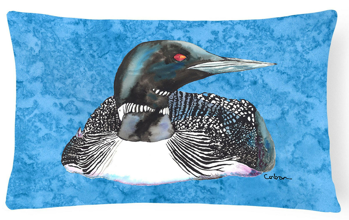 Loon   Canvas Fabric Decorative Pillow by Caroline&#39;s Treasures