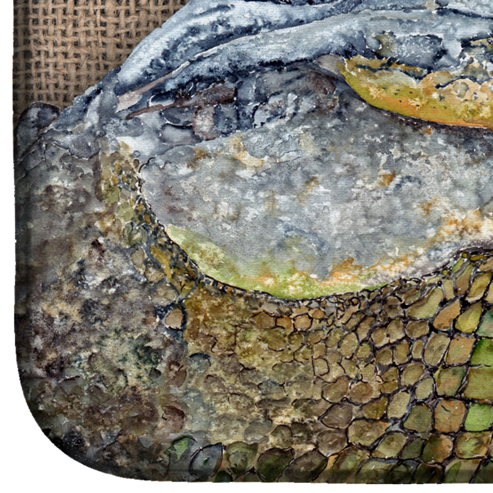 Caroline's Treasures Alligator Dish Drying Mat – Absorbent, Artistic Kitchen Essentials 8733DDM