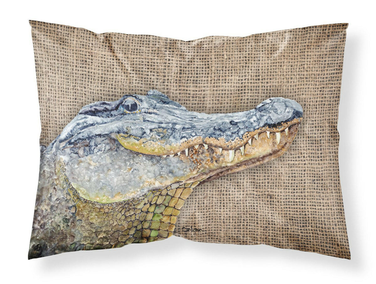 Alligator  Moisture wicking Fabric standard pillowcase by Caroline&#39;s Treasures