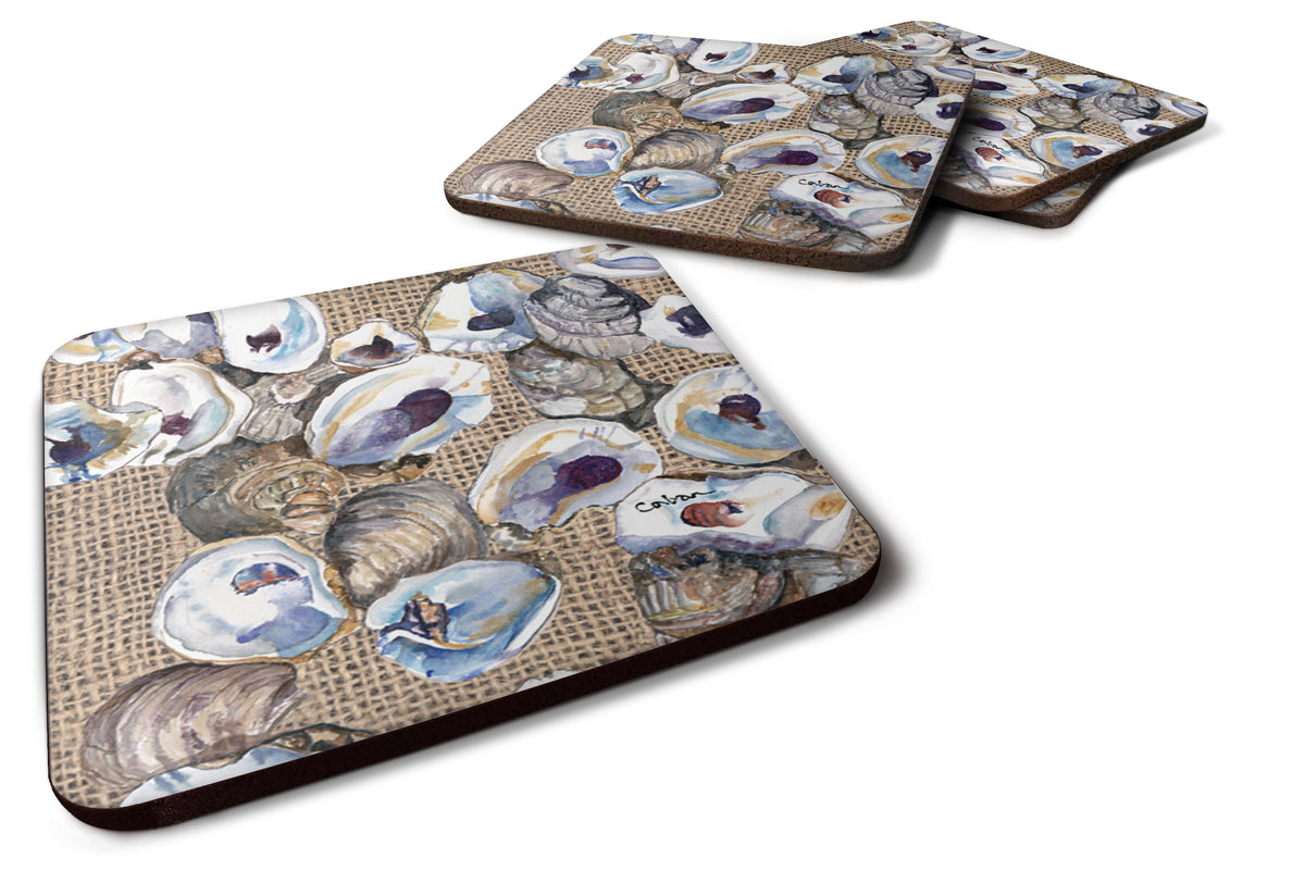 Set of 4 Oyster  Foam Coasters - the-store.com