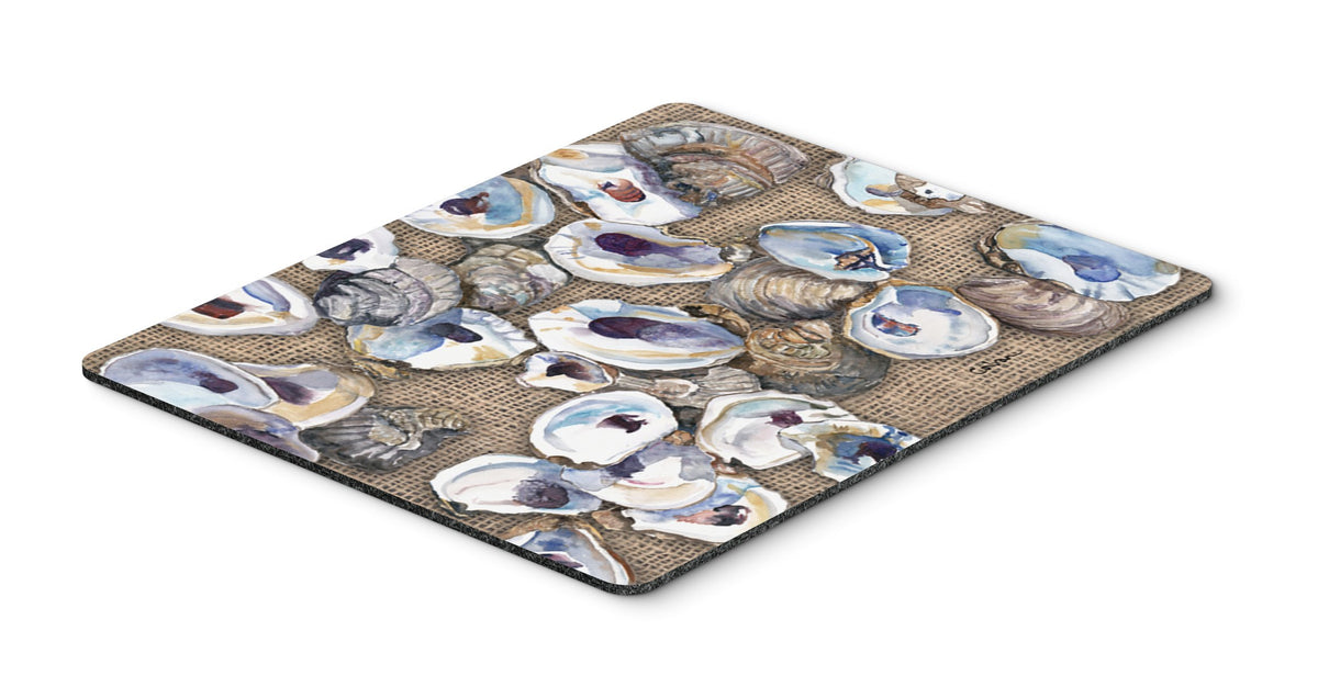 Oysters on Burlap Mouse Pad by Caroline&#39;s Treasures