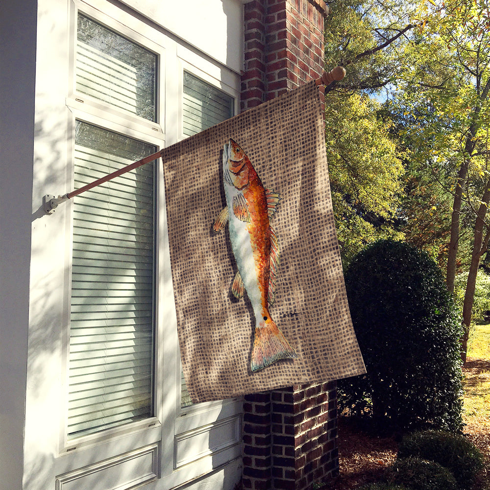 Taille de maison de toile de drapeau de poisson rouge de poisson