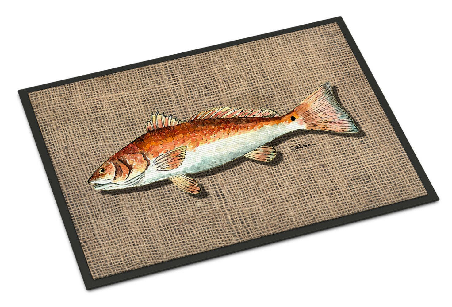 Fish Red Fish Indoor or Outdoor Mat 18x27 Doormat - the-store.com