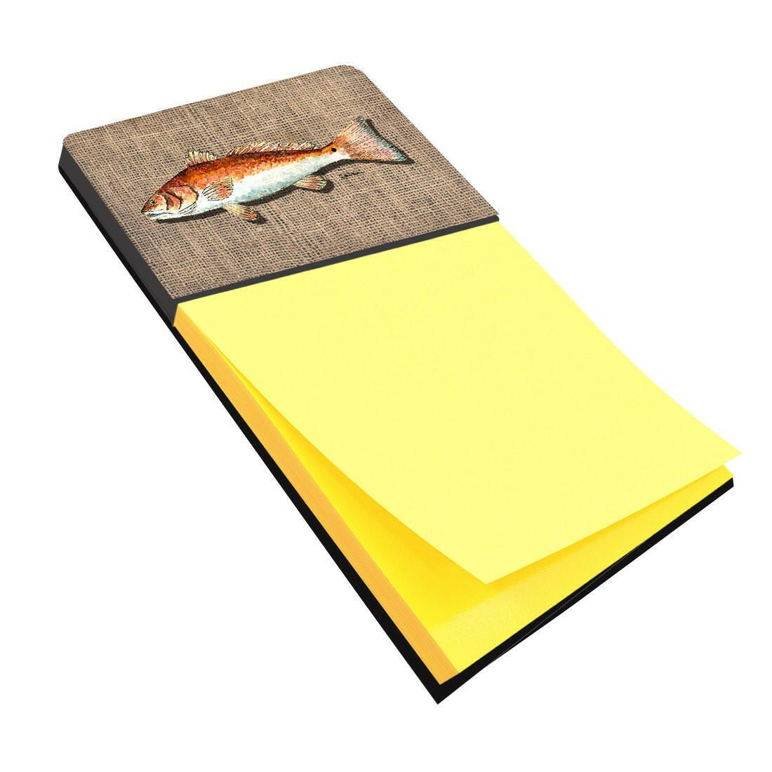 Red Fish Refiillable Sticky Note Holder or Postit Note Dispenser 8736SN by Caroline's Treasures