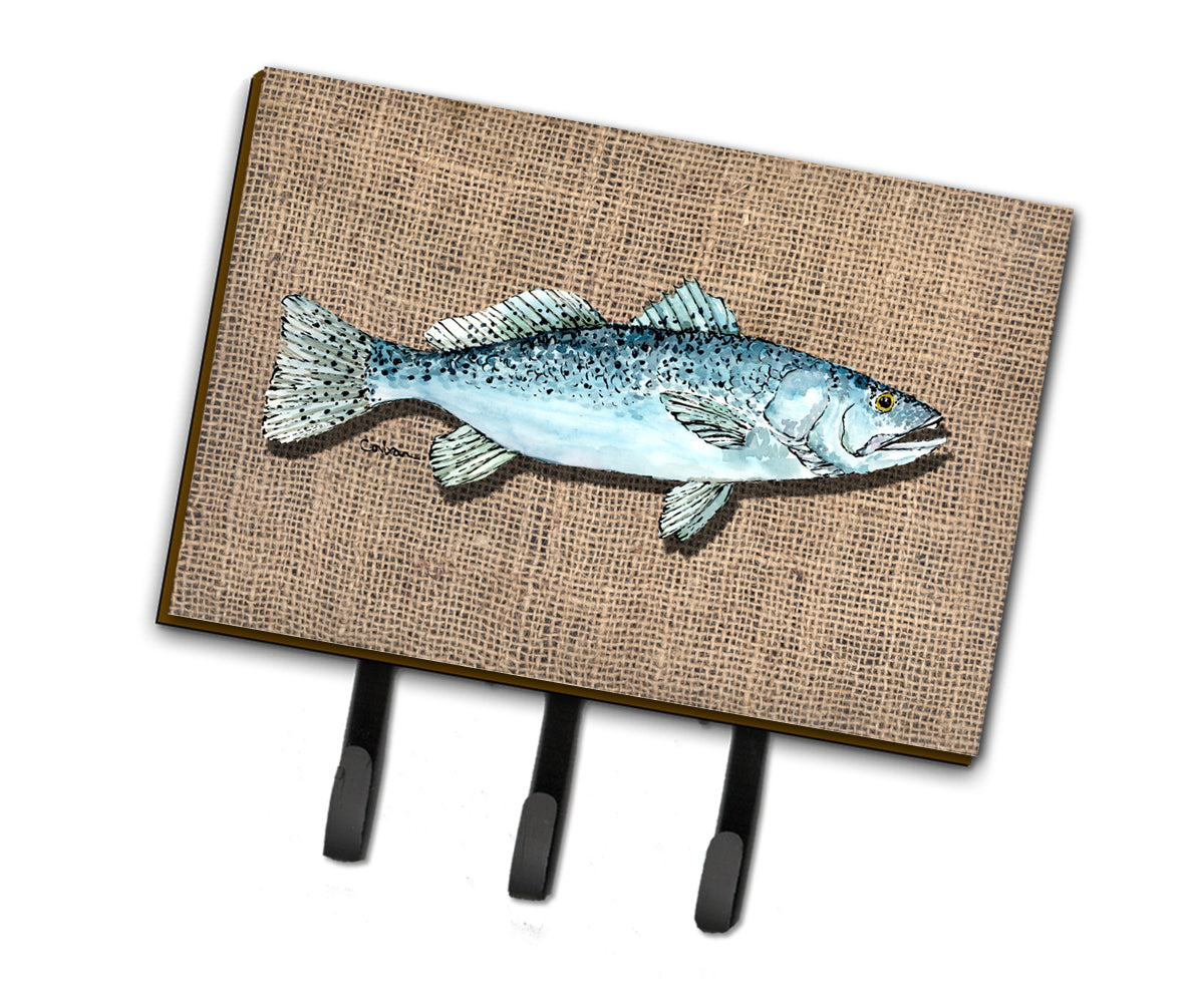 Fish Speckled Trout Leash or Key Holder  the-store.com.
