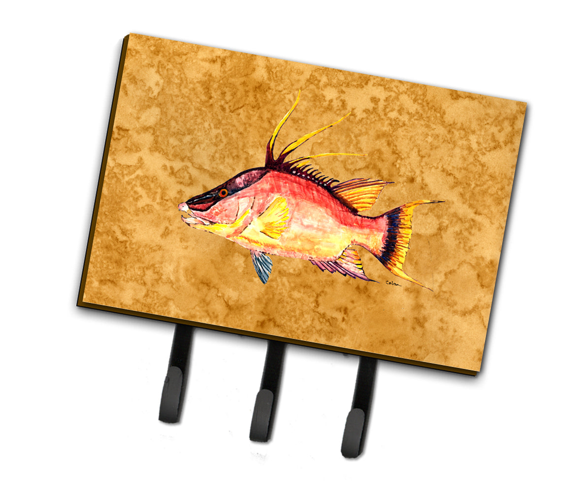 Hog Snapper on Gold Leash or Key Holder 8751TH68  the-store.com.
