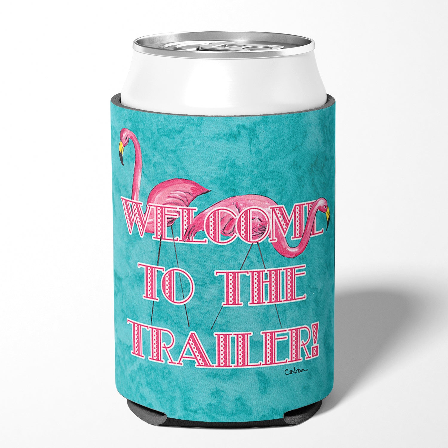 Welcome to the trailer Can or Bottle Beverage Insulator Hugger.
