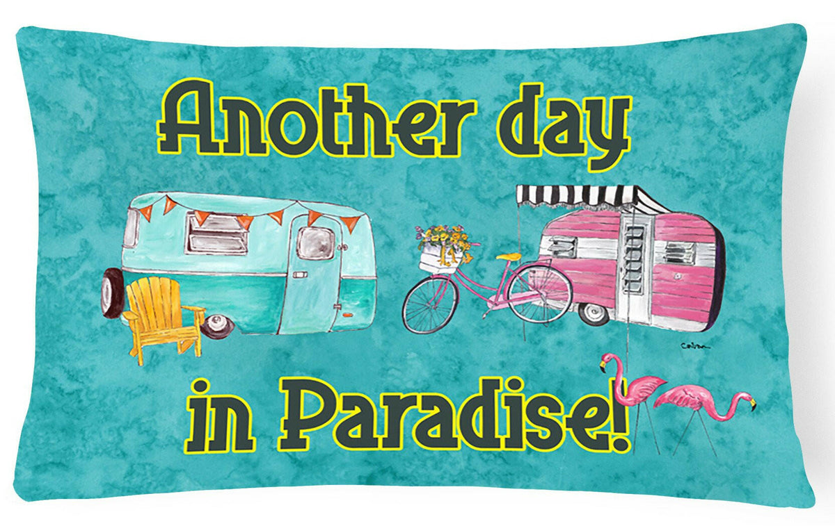 Another Day in Paradise   Canvas Fabric Decorative Pillow by Caroline&#39;s Treasures