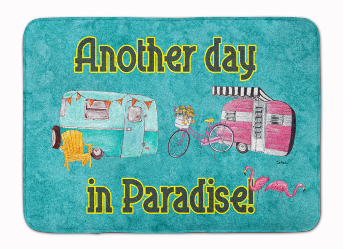 Another Day in Paradise Machine Washable Memory Foam Mat 8758RUG - the-store.com