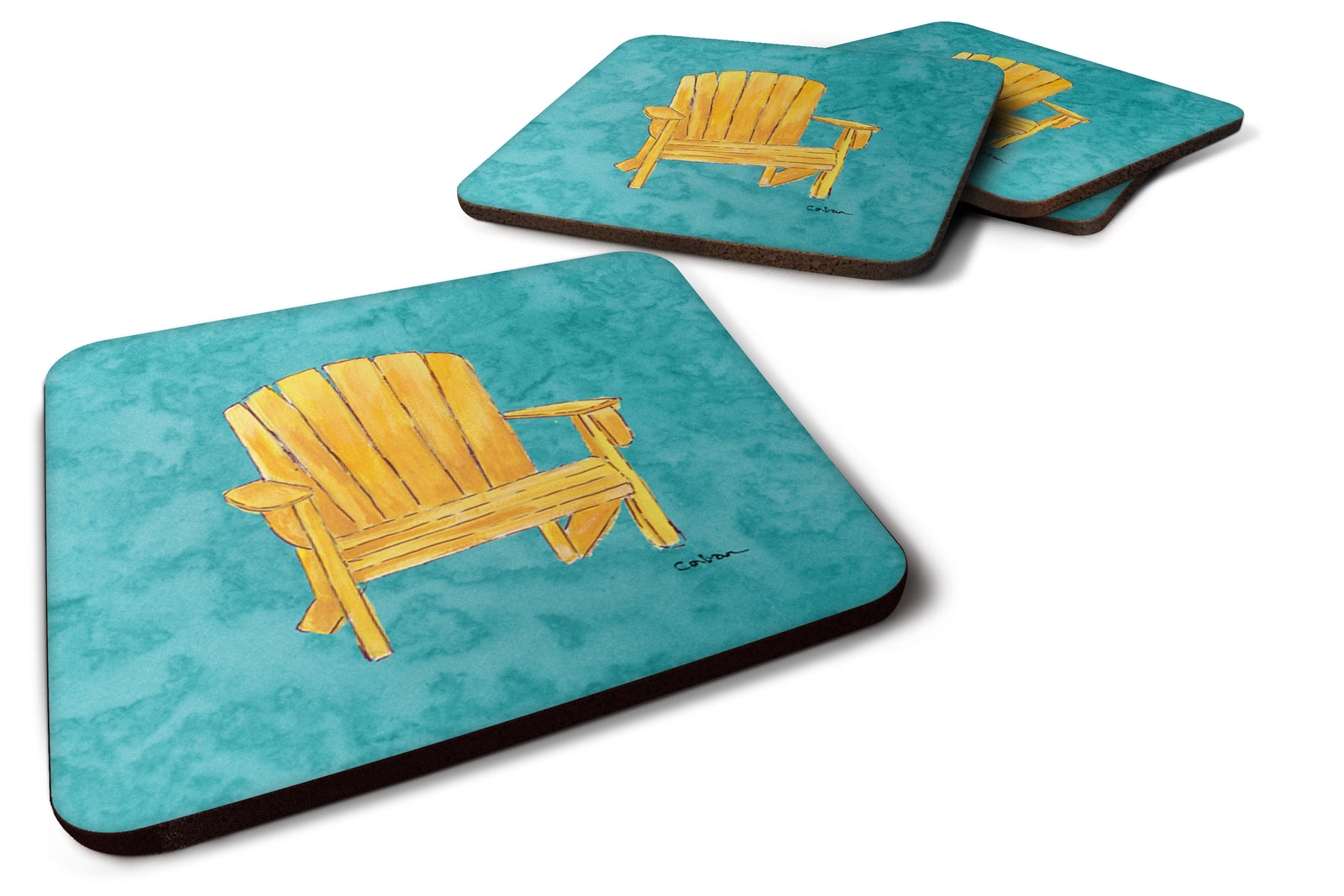 Set of 4 Welcome to the Trailer  Foam Coasters - the-store.com