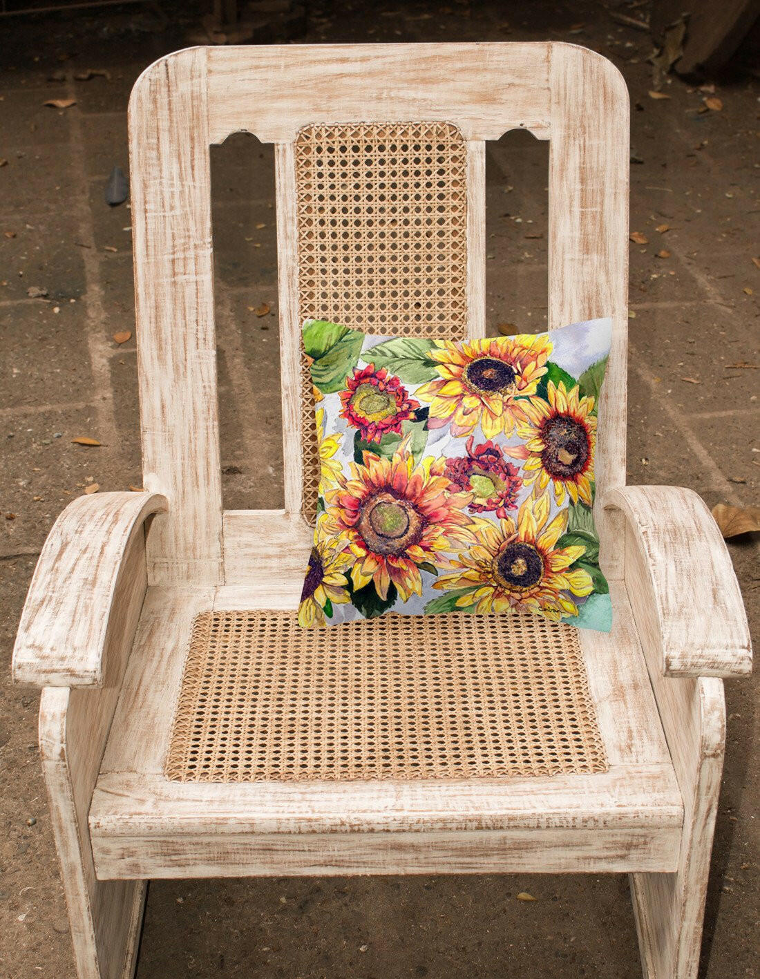 Flower - Sunflower Decorative   Canvas Fabric Pillow - the-store.com
