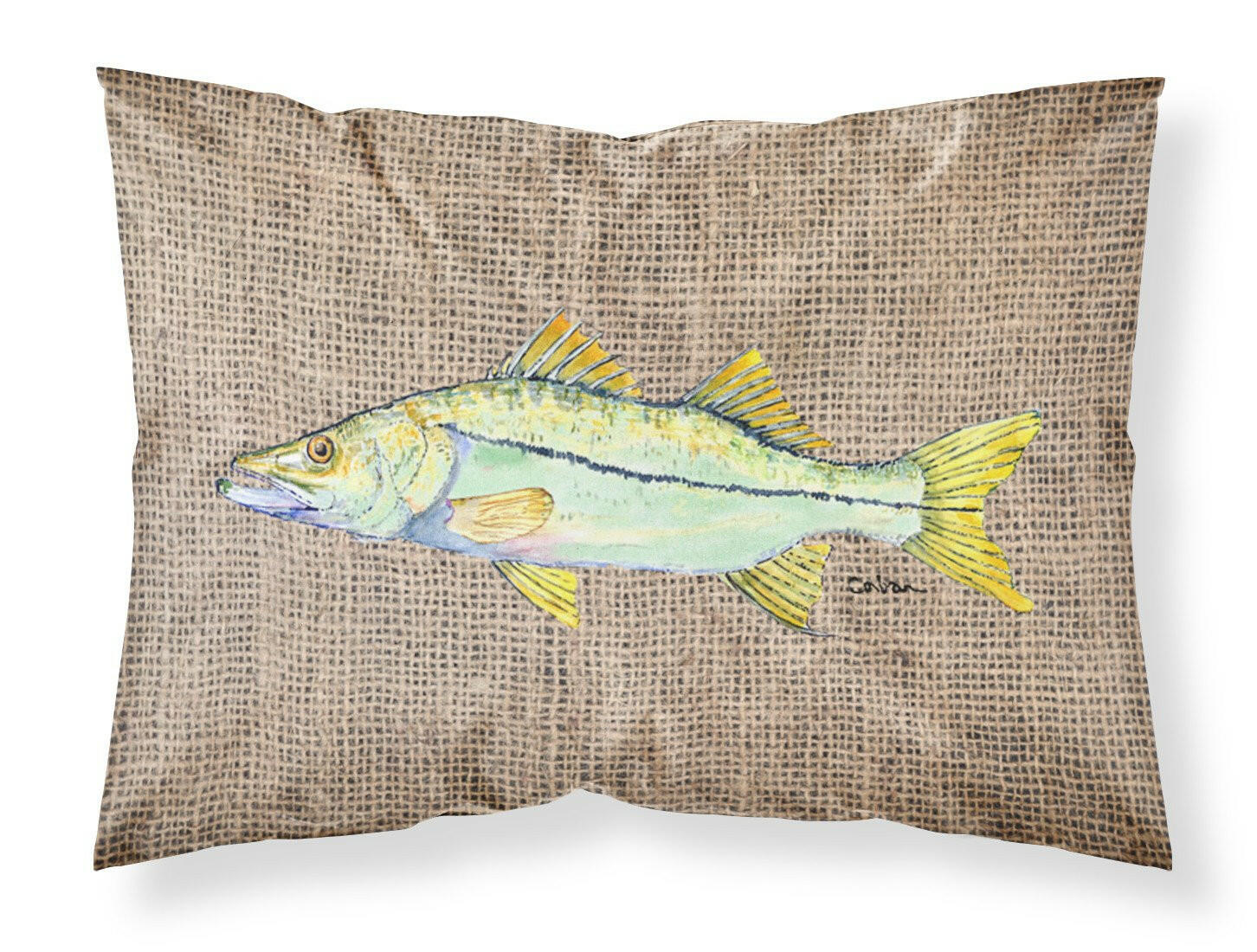 Fish - Snook Moisture wicking Fabric standard pillowcase by Caroline's Treasures