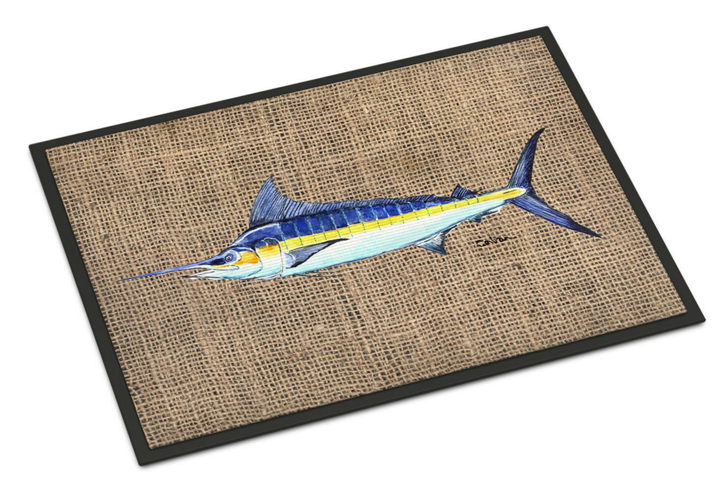 Fish - Marlin Indoor or Outdoor Mat 18x27 Doormat - the-store.com