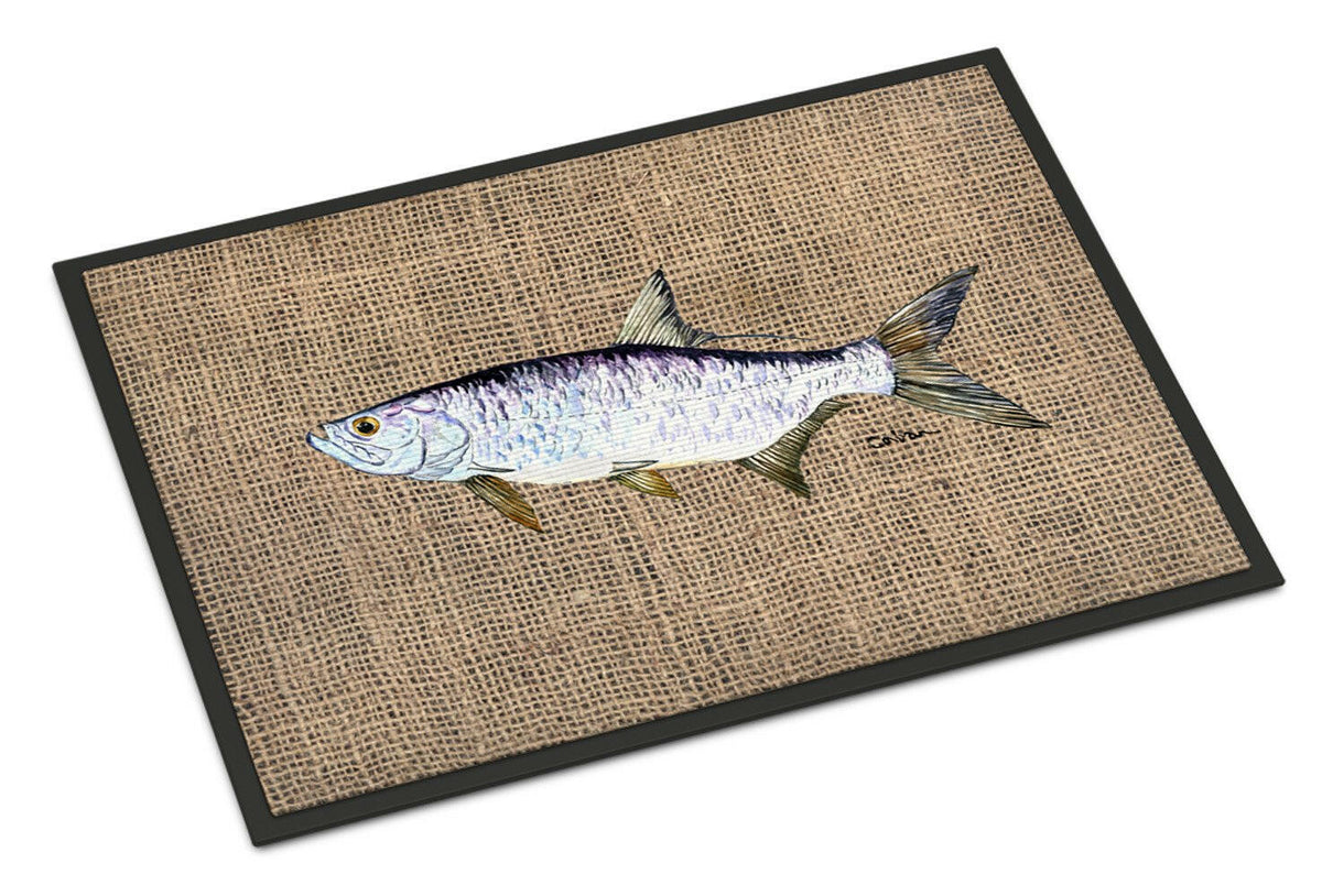 Fish - Tarpon Indoor or Outdoor Mat 18x27 Doormat - the-store.com