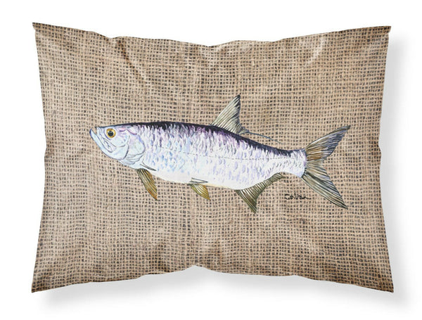 Fish - Tarpon Moisture wicking Fabric standard pillowcase by Caroline's Treasures