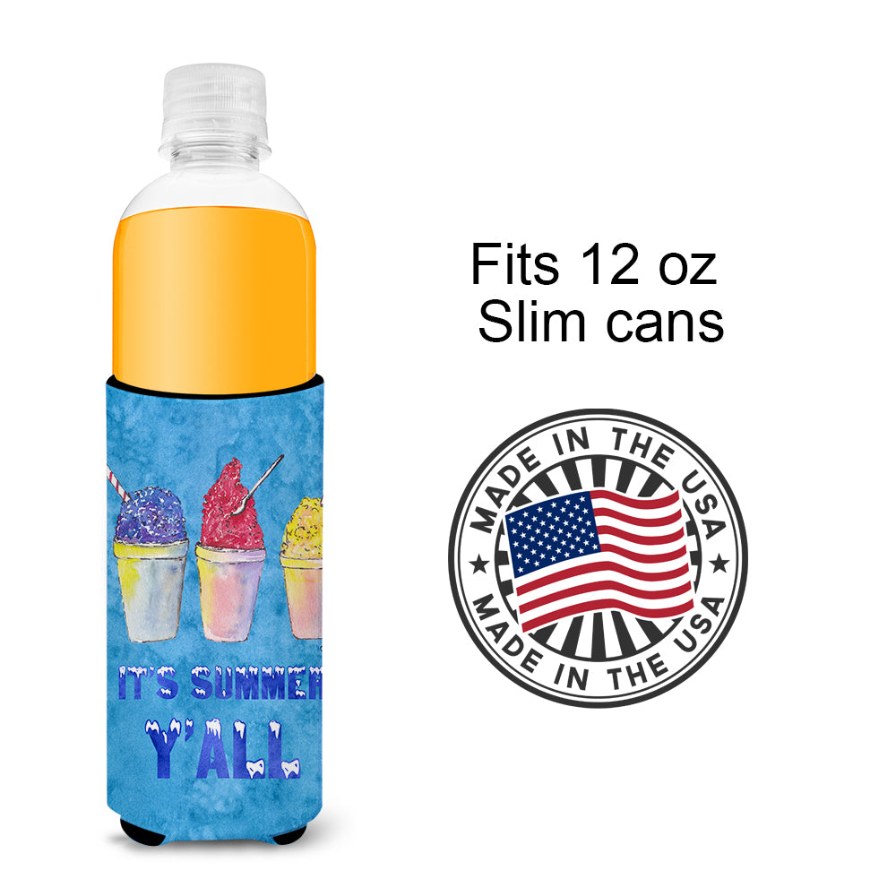 Snowballs and Snowcones Ultra Beverage Insulators for slim cans 8779MUK