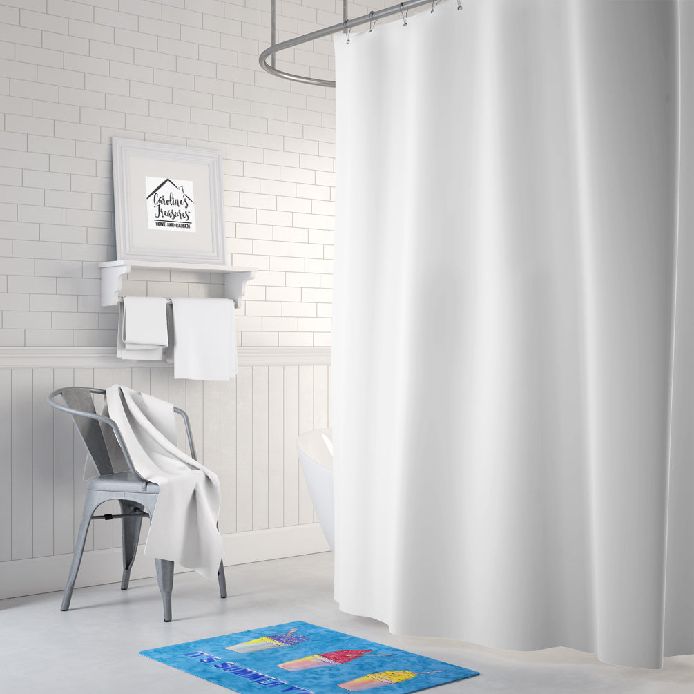 Caroline's Treasures Snowballs and Snowcones Machine Washable Memory Foam Mat 8779RUG