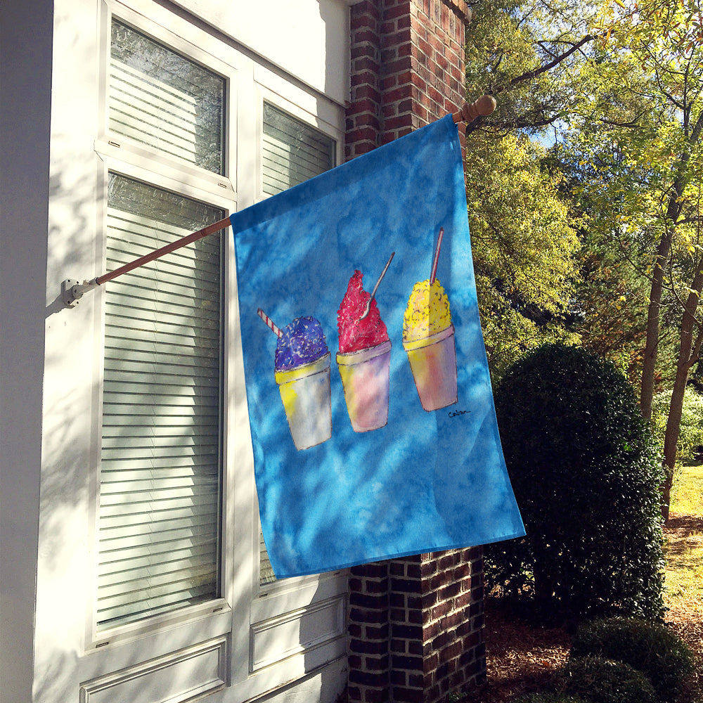 Caroline's Treasures Snowballs and Snowcones Flag Canvas House Size