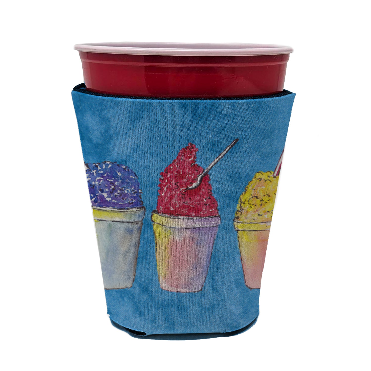 Snowballs Red Cup Beverage Insulator Hugger  the-store.com.
