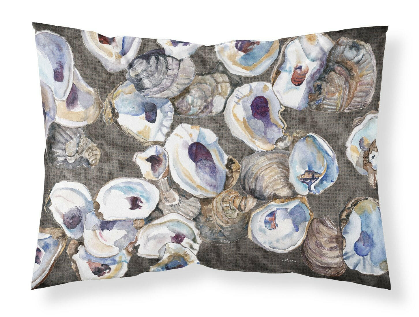Oysters Moisture wicking Fabric standard pillowcase by Caroline's Treasures
