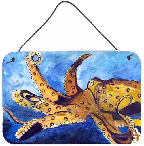 Octopus Aluminium Metal Wall or Door Hanging Prints by Caroline&#39;s Treasures