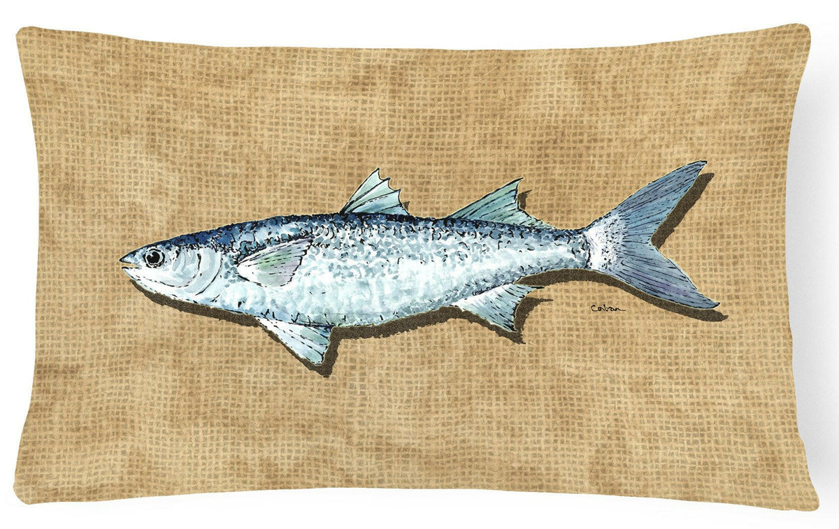 Mullet   Canvas Fabric Decorative Pillow by Caroline&#39;s Treasures